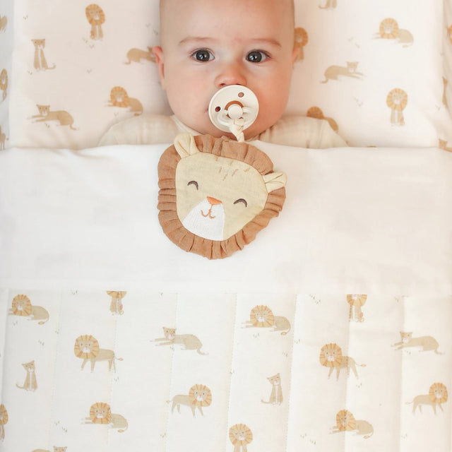 Little dutch safari leo wiegdeken - 70 x 100 cm - geel