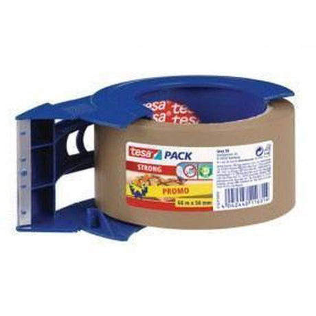 Tesa Handabroller mit Klebeband – 66 m x 50 mm