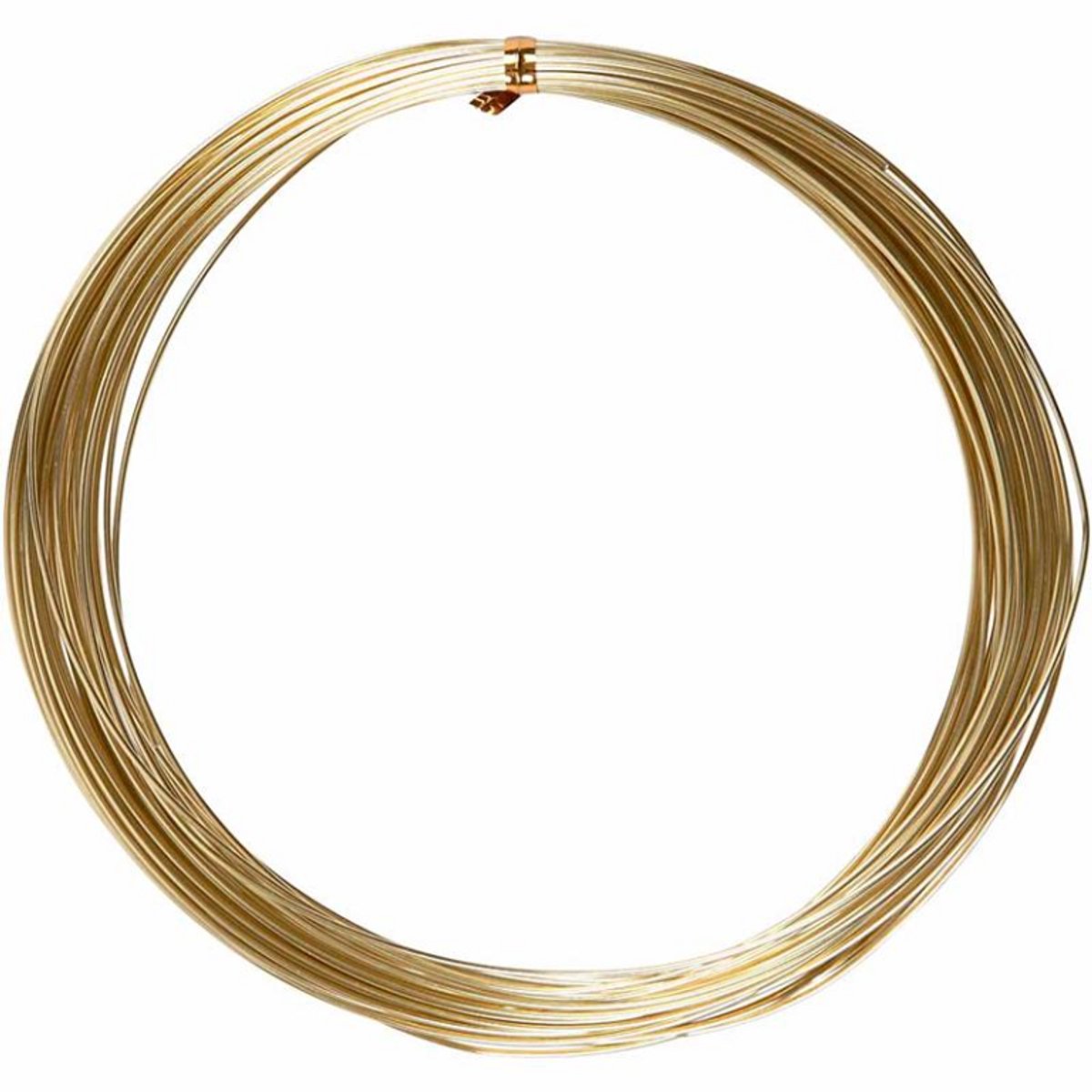 Creativ Company Aludraht, rund, Stärke 1 mm, gold, 16 m 1 Rolle