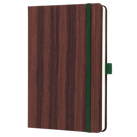 Sigel Notizbuch – Conceptum – A5 – Holz – Hardcover – Linie – 194 Seiten – 100 Gramm – si-sy557