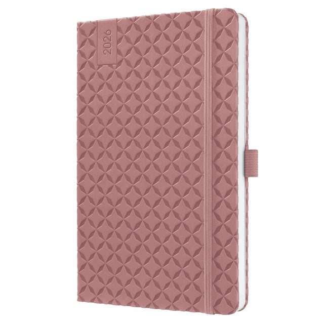 Sigel weekagenda flair 2026 formaat a5 dusty red hardcover