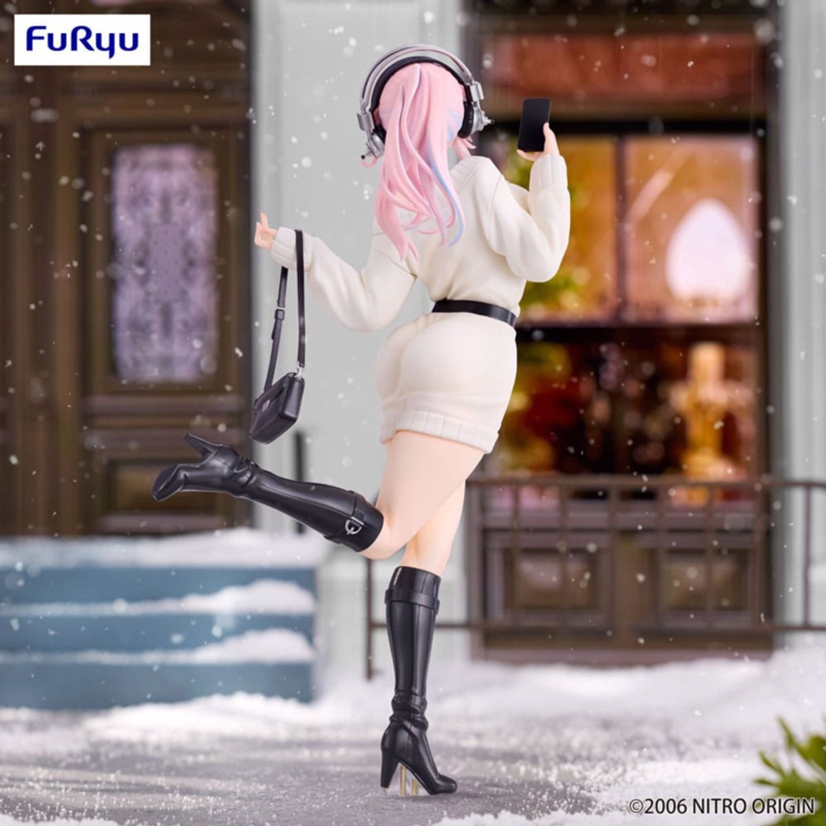 Furyu super sonico trio-try-it pvc statue winter memory ver. 21 cm