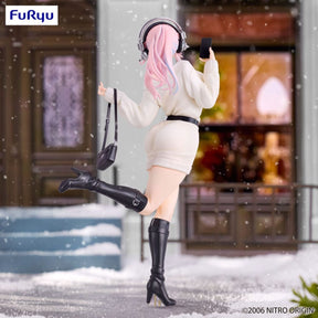 Furyu super sonico trio-try-it pvc statue winter memory ver. 21 cm