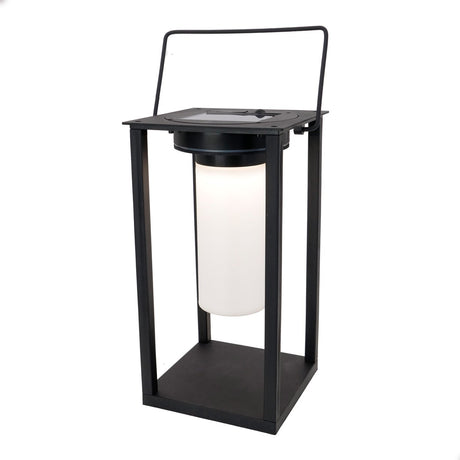 Eglo usigni solar tafellamp buiten - zonne-energie - led - 28 cm - zwart wit - oplaadbaar