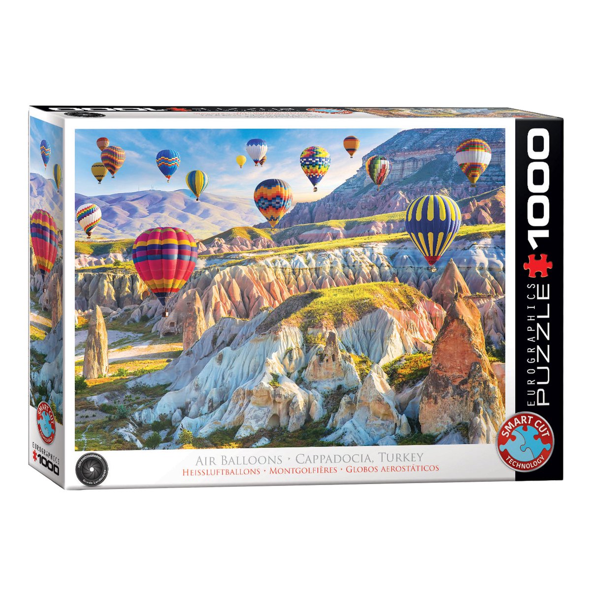 Eurographics – Luftballons über Kappadokien – 1000 Teile 68×48cm (B×H) – Puzzle
