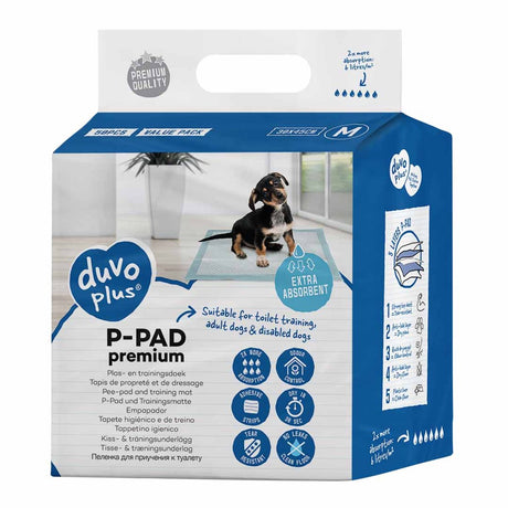 Duvo plus - P-Pad - Premium - Trainings-Pipi-Pad - M - 30x45cm - 50 Stück