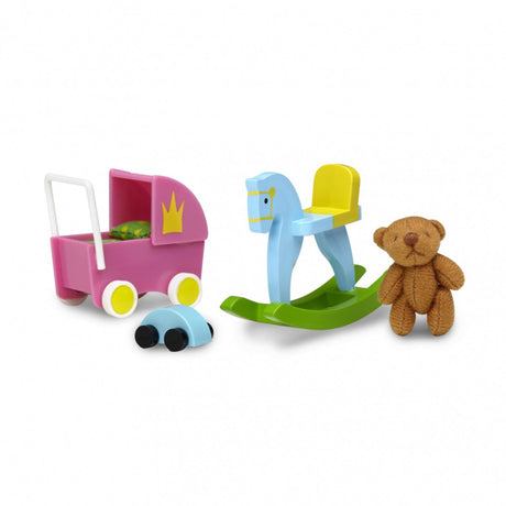 Lundby smaland - poppenhuis speelgoedset - 4 stuks
