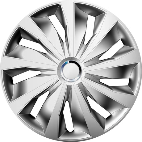 Gorecki wieldoppenset grip pro 14 inch - zilver - 4 stuks