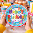 Eddy toys verjaardag bord happy birthday 18cm - 1 stuks