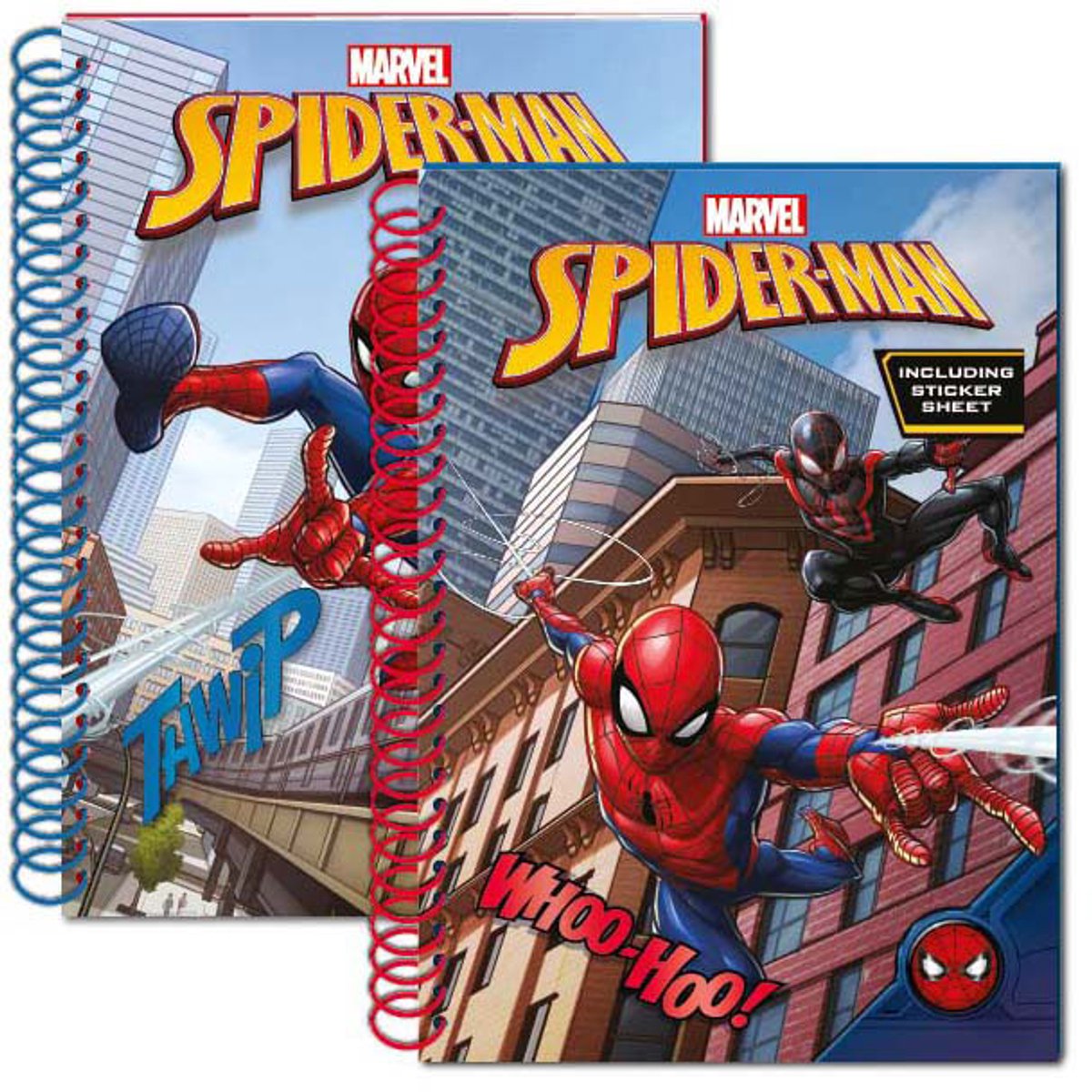 Spiderman-Glitzer-Notizbuch