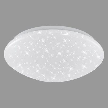 Briloner vipe – LED-Deckenleuchte – Deckenleuchte mit Sternenhimmel-Effekt – Kinderzimmerleuchte – 4.000 K – 1.200 lm – 12 W – ø28 cm – weiß