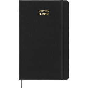 Moleskine undatierter Planer – wöchentlich – groß – schwarz