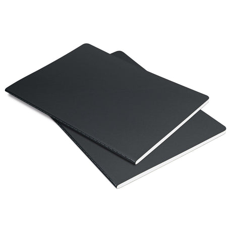 Sigel Notizbuch Linescape Format A5 dunkelgrau hellgrau mit Linie 2 Stück