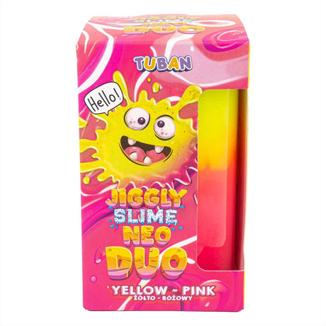 Tuban Toys Jiggly Slime Neo Duo Gelb Rosa 430 g mehrfarbig.