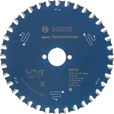Bosch Zubehör Experte für Hochdruck-Laminat-Kreissägeblatt Ex SH H 190x30-36 – 1 Stück – 2608644367 – 2608644367