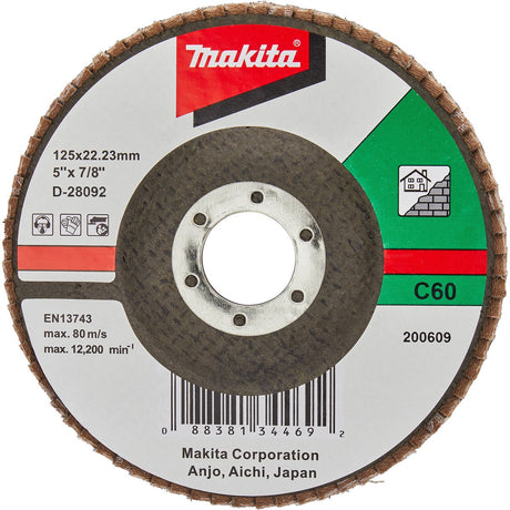 Makita d-28092 Lamellenschleifscheibe C60 | 125mm