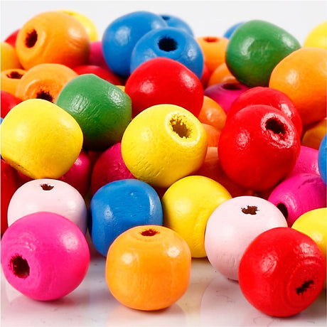 Https: www.cchobby.nl wood-beads-d-10-mm-hole-size-2-5-3-mm-ca-70-various-colors-22-gr-1-box