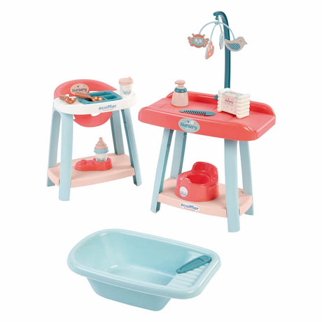 Écoiffier Ecoiffier Kinderzimmer-Babyzimmer-Set 3-in-1