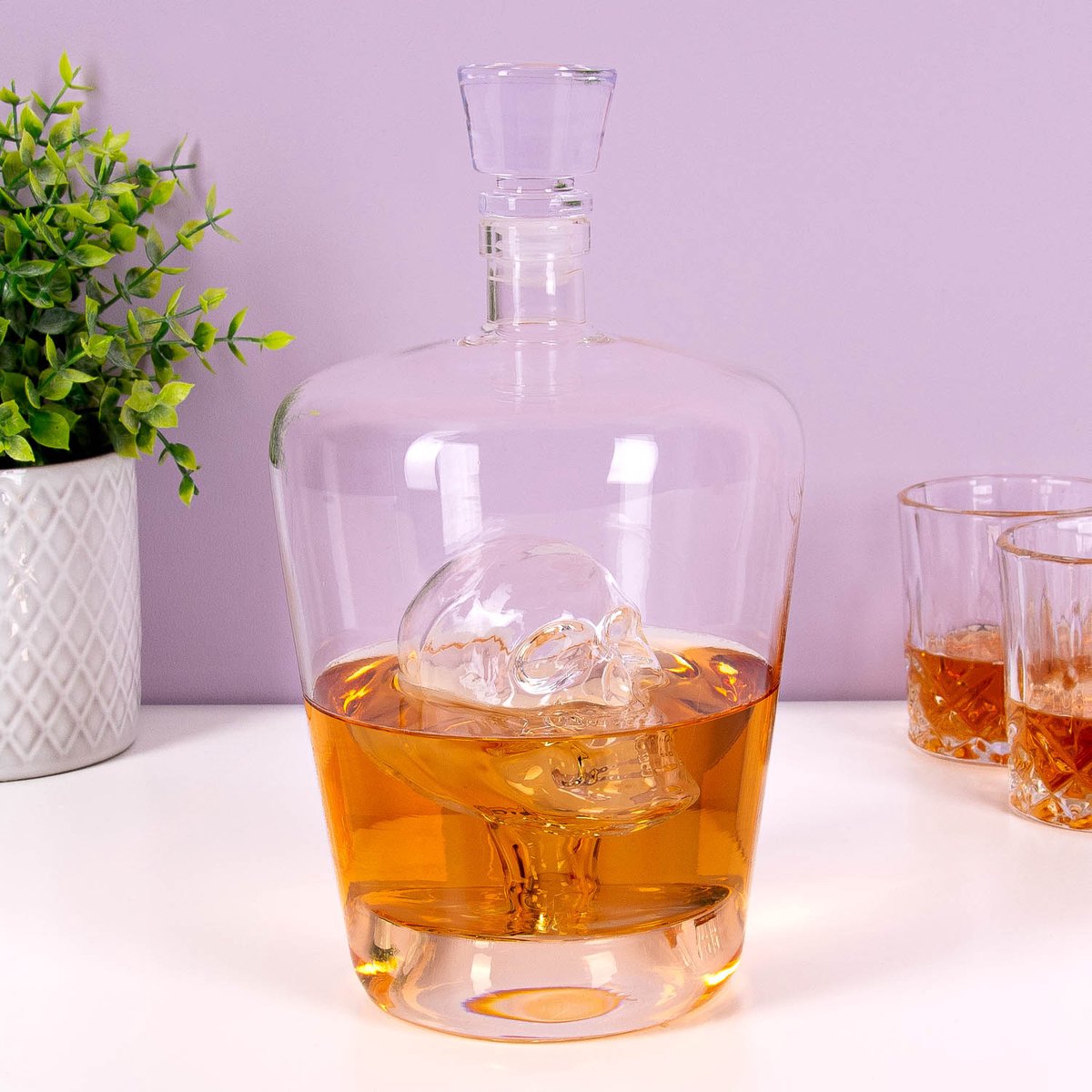 Balvi Dekanterkaraffe Weinschädelgift 1 Liter