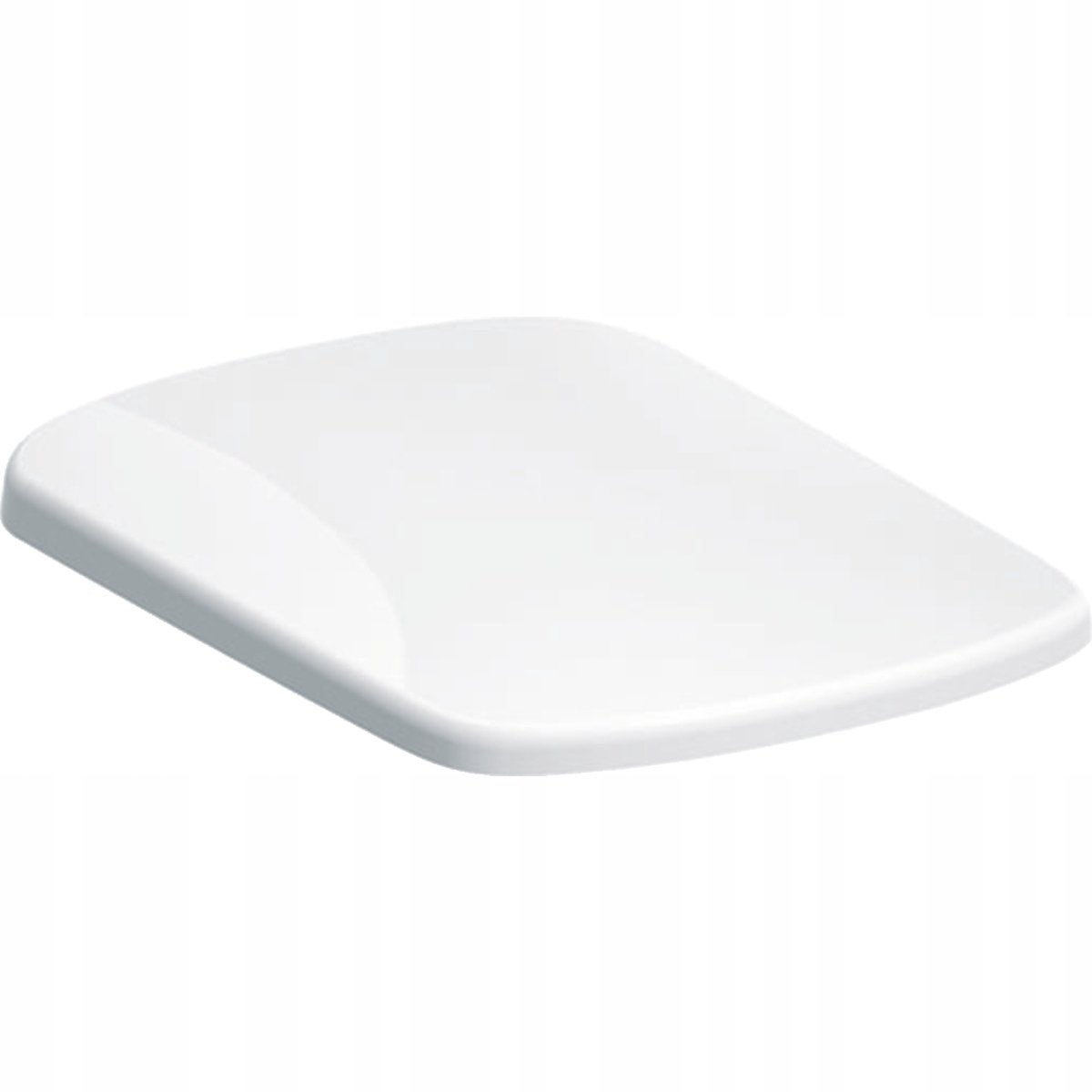 Geberit selnova vierkante toiletspiegel - duroplast, wit