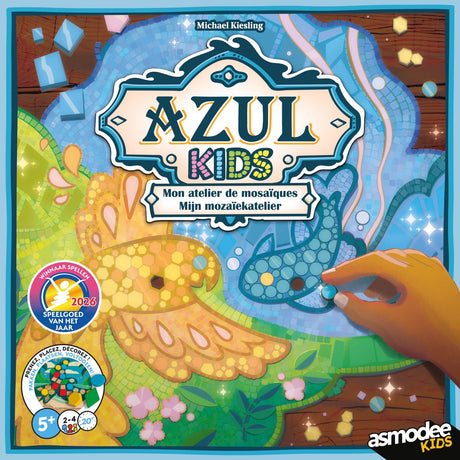 Asmodee bordspel azul kids mozaïekspel voor kinderen.