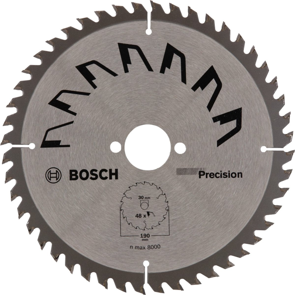 Bosch Zubehör Kreissägeblatt Präzision 190x2x30 -,T48 - 2609256870