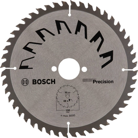 Bosch Zubehör Kreissägeblatt Präzision 190x2x30 -,T48 - 2609256870
