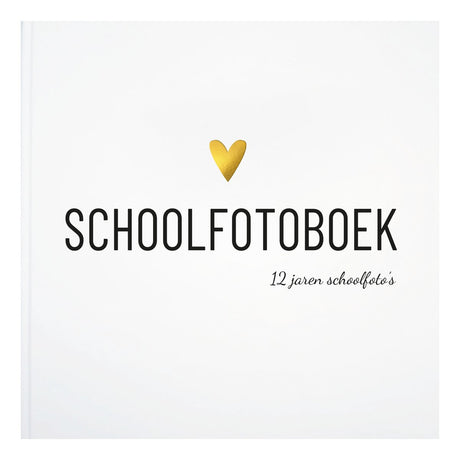 Merkloos sans marque mijn schoolfotoboek - invulboek met ruimte voor klassenfoto's en pasfoto's - cadeau kind - lifestyle2love