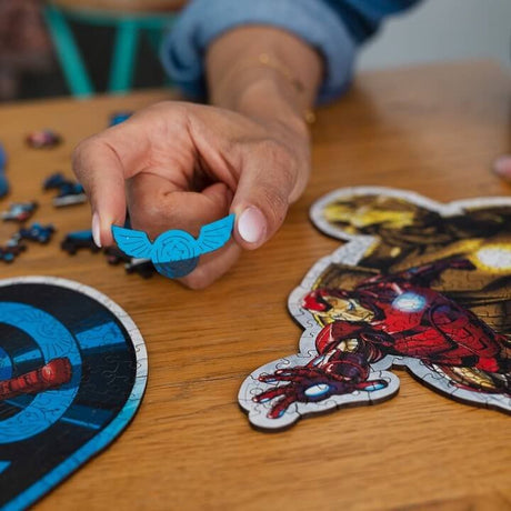Trefl Marvel Captain America Holz-Holzpuzzle – 160 Teile – ab 6 Jahren