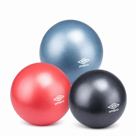 Umbro Pilates-Ball-Set – 3 Pilates-Bälle von 18, 22 und 25 cm – für den Heimgebrauch, Physiotherapie und Training – kompaktes Ball-Set für Rehabilitation, Rumpfstärke und Stabilität