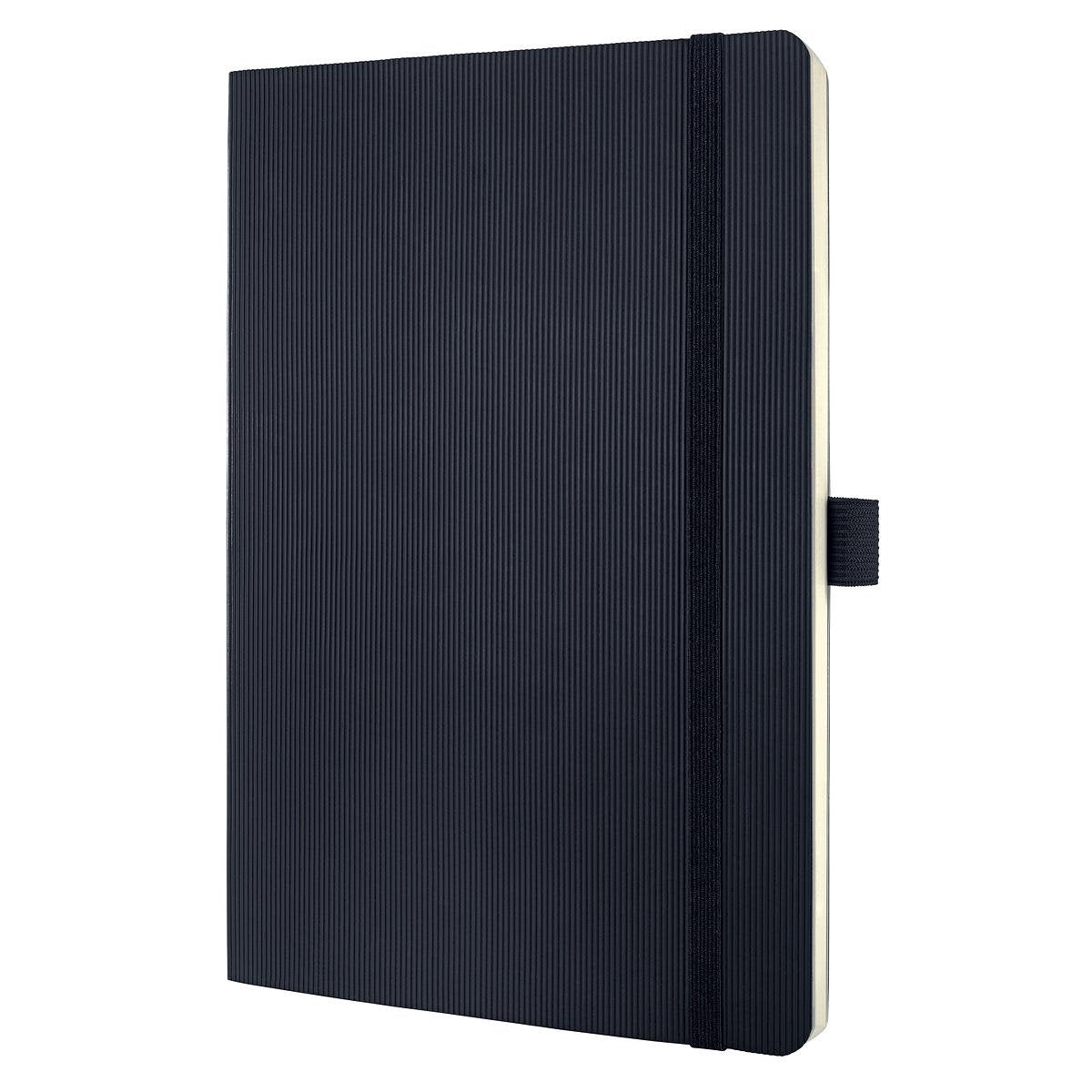 Sigel Notizbuch Conceptum Pure A5 schwarz Softcover 194 Seiten 80 Gramm Punkte