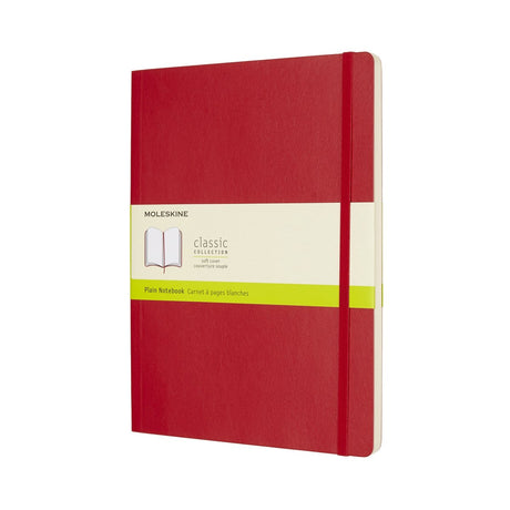 Moleskine klassisches Notizbuch – extra groß – Softcover – leer – rot