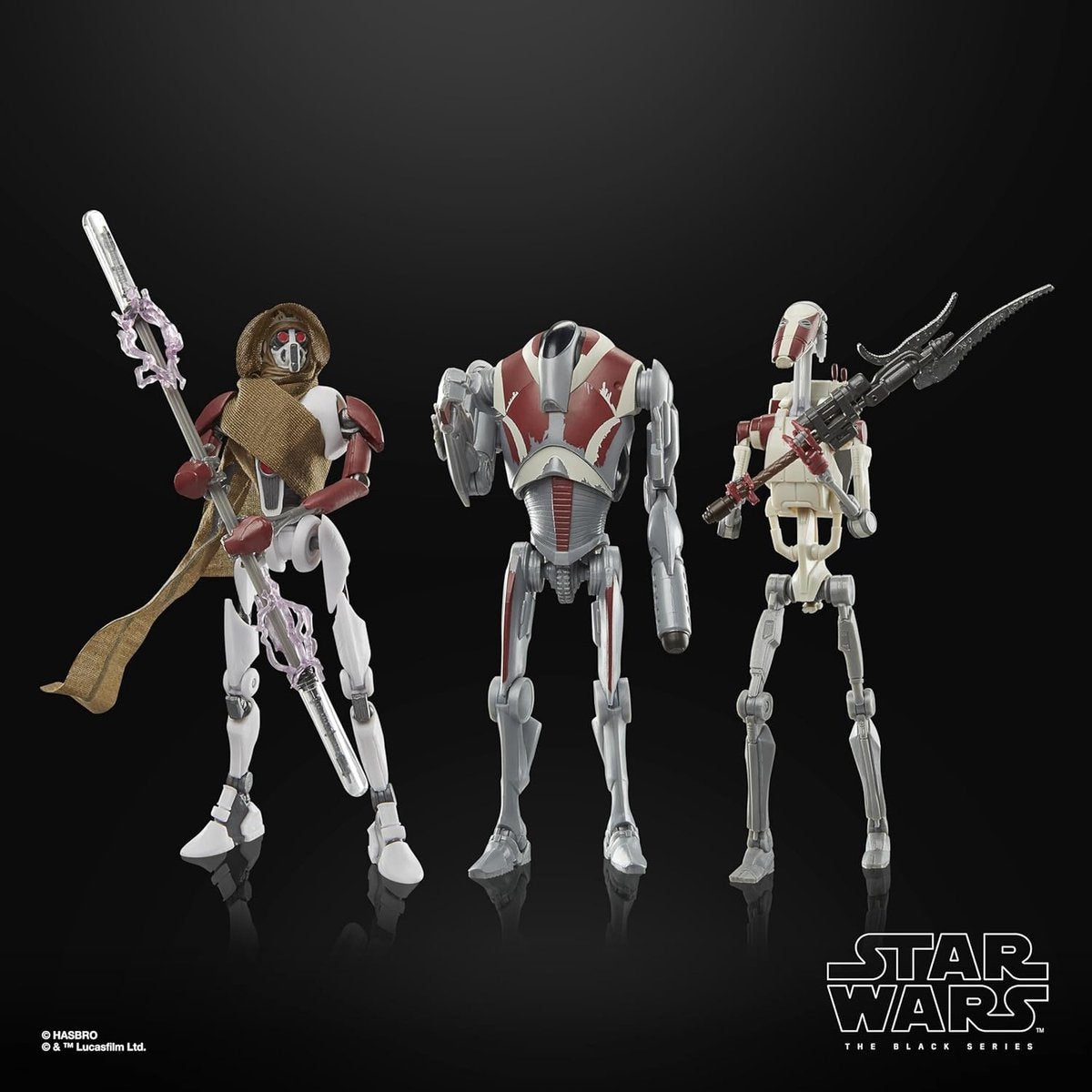 Hasbro Star Wars Jedi: Survivor Black Series Actionfigur 3er-Pack Magna Guard, Super Battle Droid Battle Droid Actionfigur