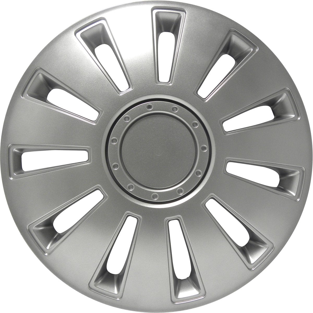 Carpoint wieldoppen silverstone 16 inch abs zilver set van 4