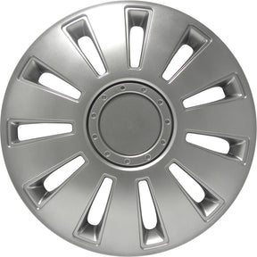 Carpoint wieldoppen silverstone 16 inch abs zilver set van 4