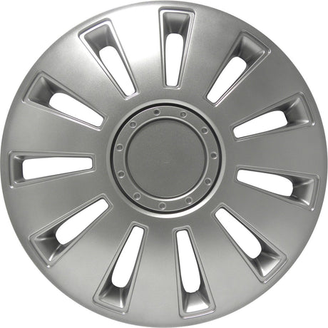 Carpoint wieldoppen silverstone 16 inch abs zilver set van 4