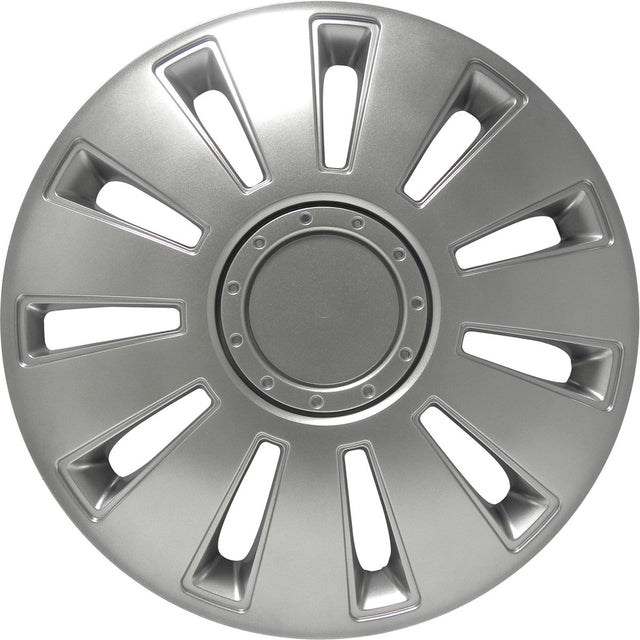 Carpoint wieldoppen silverstone 16 inch abs zilver set van 4