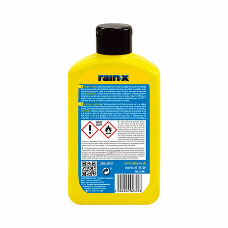 Rain-x regenabweisende Fensterbehandlung 200 ml – langanhaltende Wirkung – für alle Fahrzeuge – einfach anzuwenden
