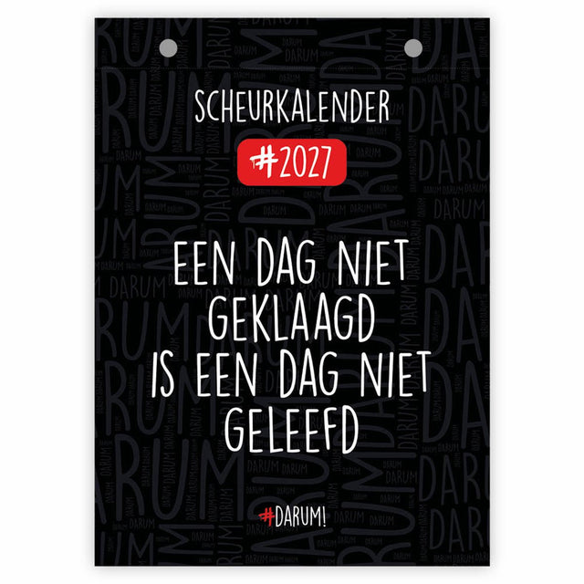 Comello darum scheurkalender 2027