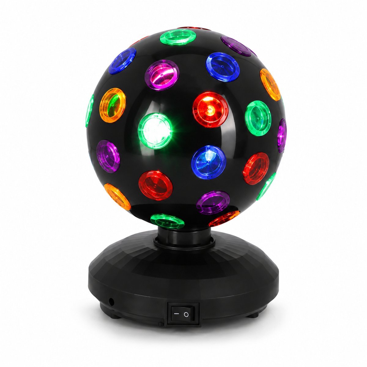 Disco-LED-Kugel 20 cm schwarz