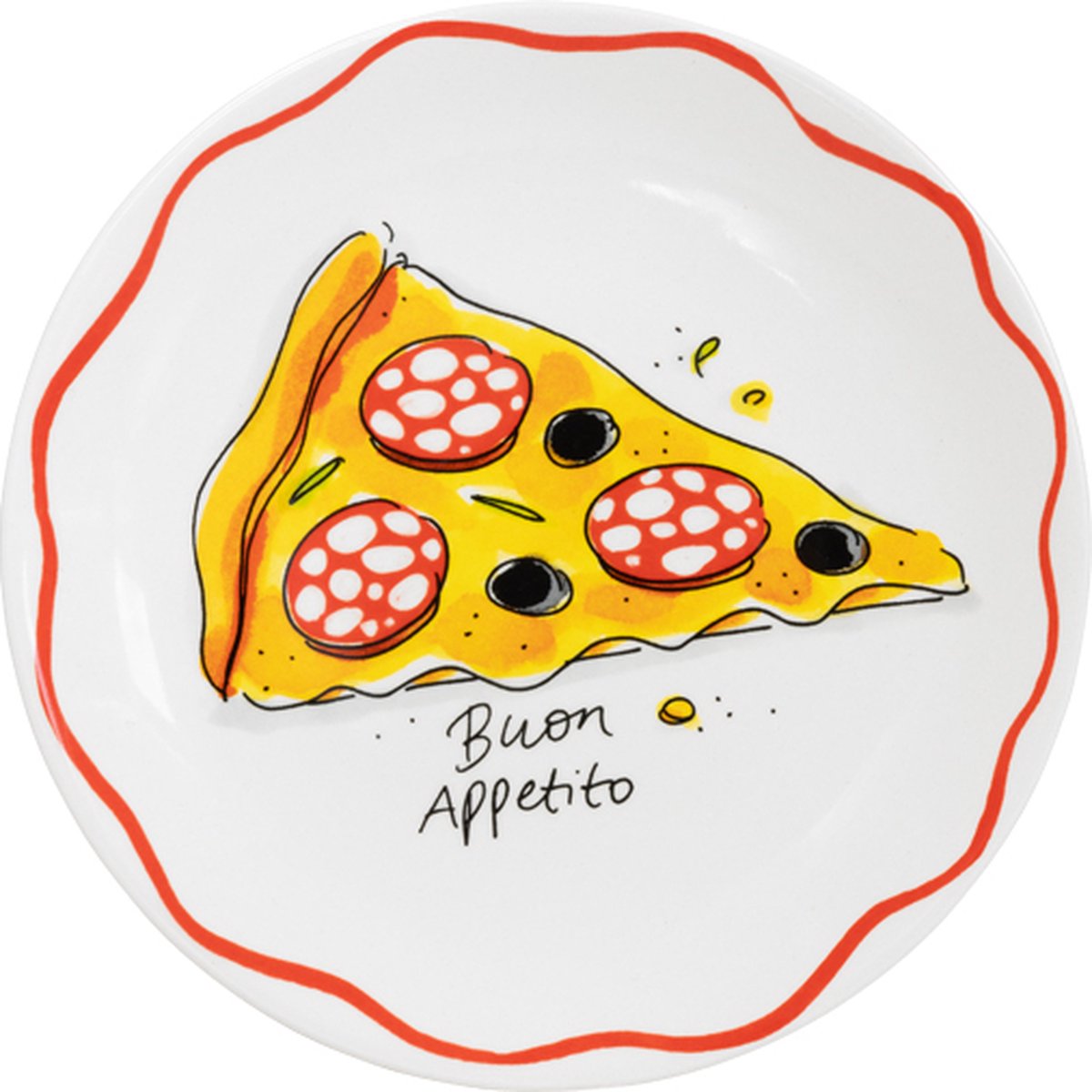 Blond amsterdam , pasta: bord 18 cm pizza