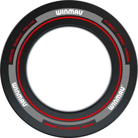 Winmau advance black red dart surround