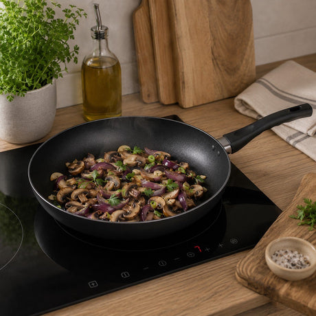 Alpina Bratpfanne ø28 cm – Induktionsbratpfanne – Aluminiumpfanne – PFOA-frei – Antihaftbeschichtung