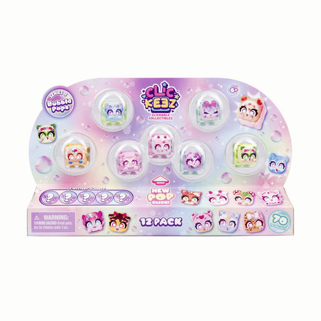Goliath clickeez series 3 - 12 pack - fidget toys - verzamel ze allemaal - speelgoed - toetsenbord fidget
