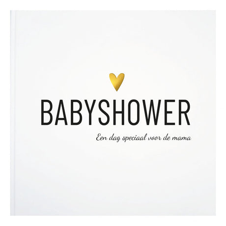 Merkloos sans marque babyshower invulboek - cadeau voor de aanstaande mama - met voorspellingen wensen