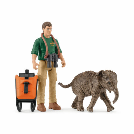 Schleich 81476 Forscher auf Exkursion.