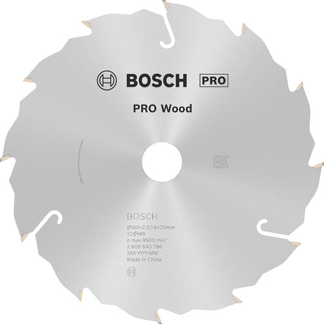Bosch cirkzb speed 160x20x2,4 12t fz wz