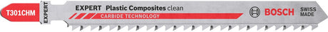 Bosch Expert-Serie – Stichsägeblatt – 3-teilig – Kunststoff-Verbundwerkstoffe sauber – T 301 CHM