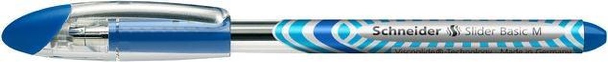 Schneider schrijfwaren rollerpen schneider slider medium blauw | 10 stuks