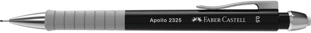 Faber-Castell Druckbleistift – Apollo – 0,5 mm – Schwarz – FC-232504